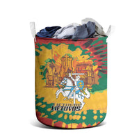 Lithuania Independence Day Laundry Basket Vytis Knight National Pride