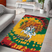 Lithuania Independence Day Area Rug Vytis Knight National Pride