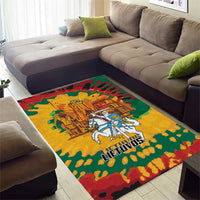 Lithuania Independence Day Area Rug Vytis Knight National Pride