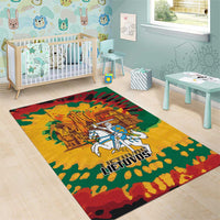 Lithuania Independence Day Area Rug Vytis Knight National Pride