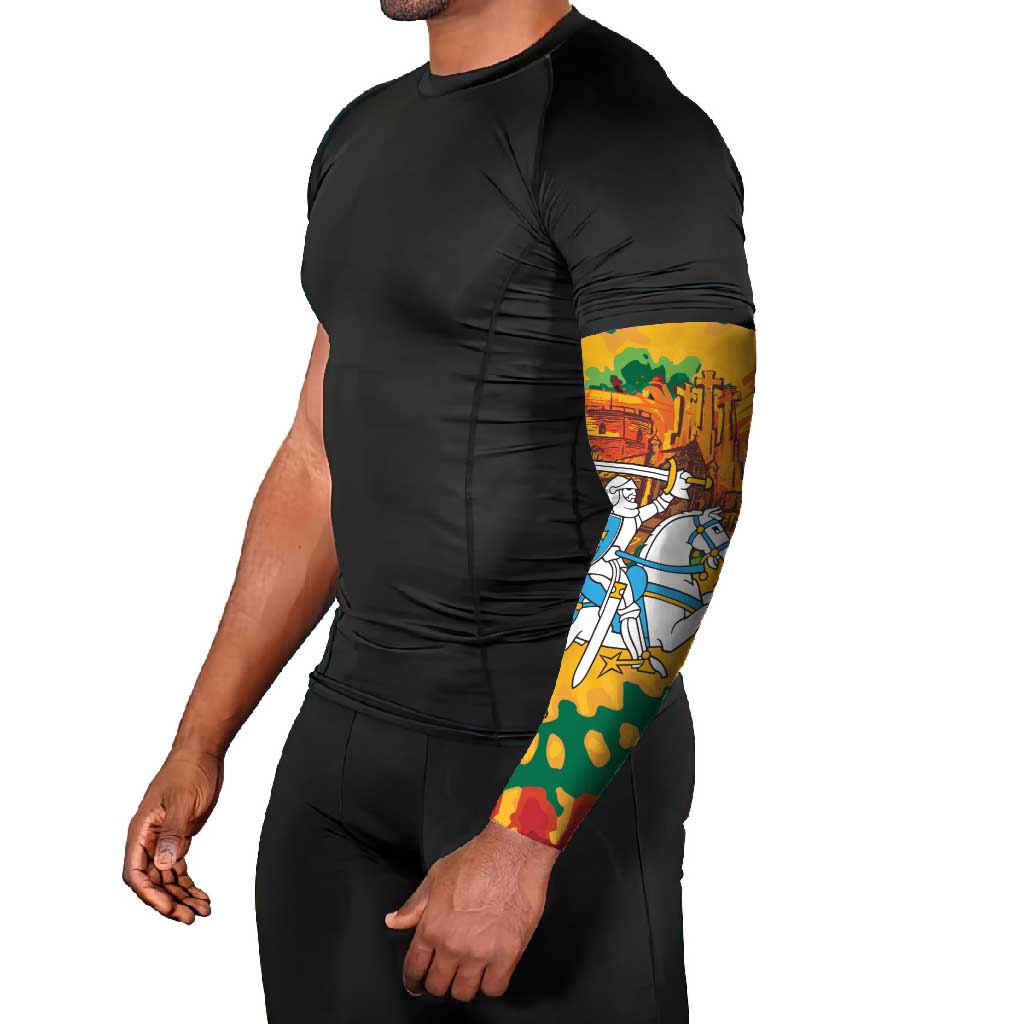 Lithuania Independence Day Arm Sleeves Vytis Knight National Pride