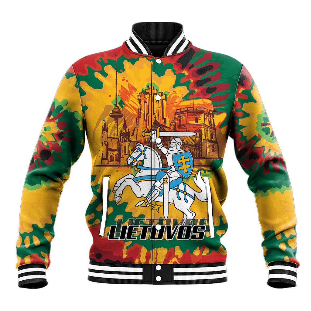 Lithuania Independence Day Baseball Jacket Vytis Knight National Pride