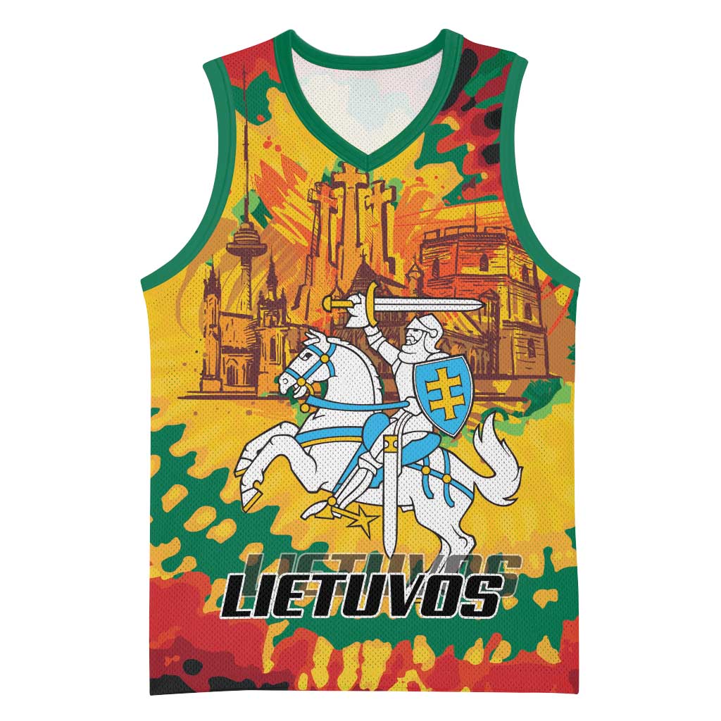 Lithuania Independence Day Basketball Jersey Vytis Knight National Pride