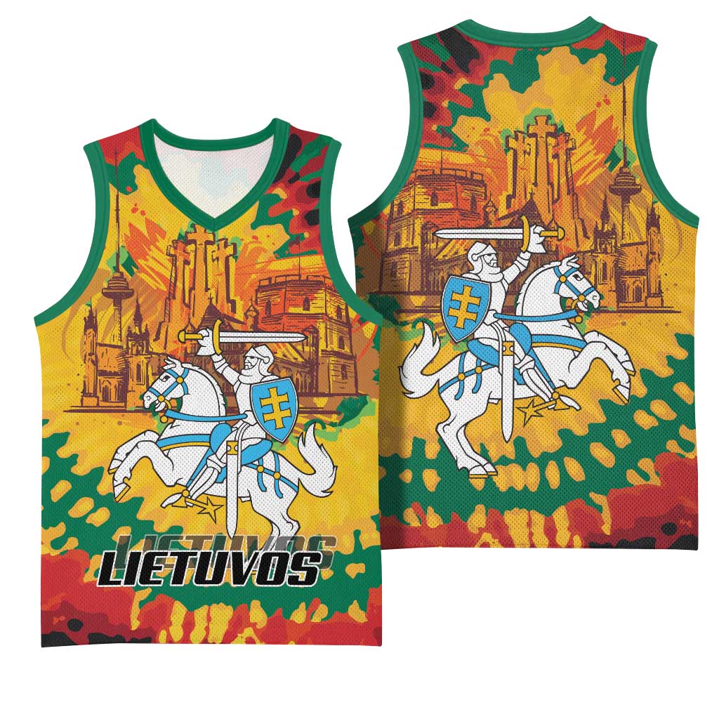 Lithuania Independence Day Basketball Jersey Vytis Knight National Pride
