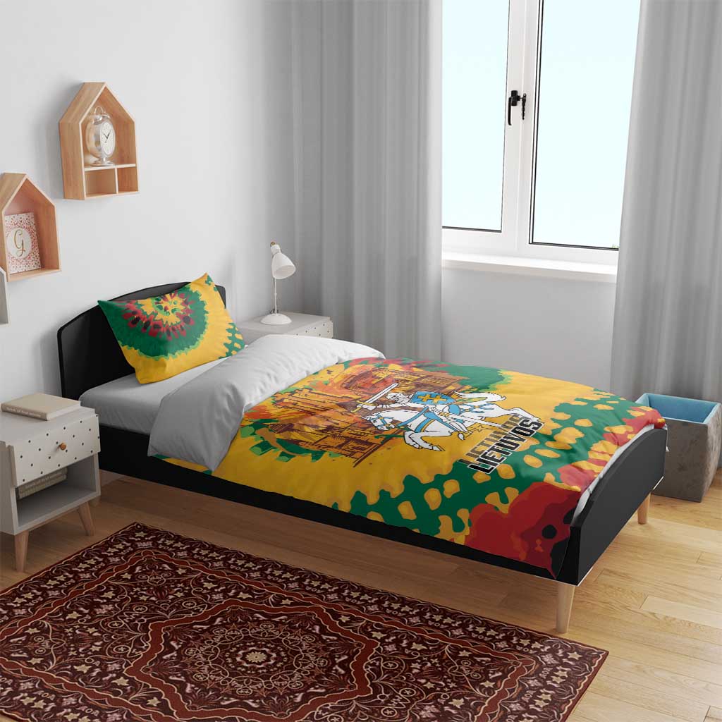 Lithuania Independence Day Bedding Set Vytis Knight National Pride