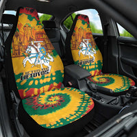 Lithuania Independence Day Car Seat Cover Vytis Knight National Pride