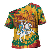 Lithuania Independence Day Cross Shoulder Shirt Vytis Knight National Pride