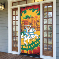 Lithuania Independence Day Door Cover Vytis Knight National Pride