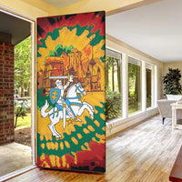 Lithuania Independence Day Door Cover Vytis Knight National Pride