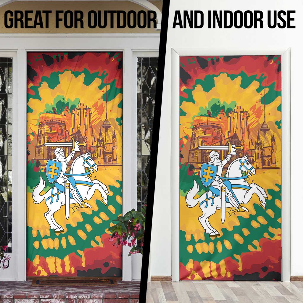 Lithuania Independence Day Door Cover Vytis Knight National Pride