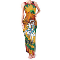 Lithuania Independence Day Family Matching Tank Maxi Dress and Hawaiian Shirt Vytis Knight National Pride