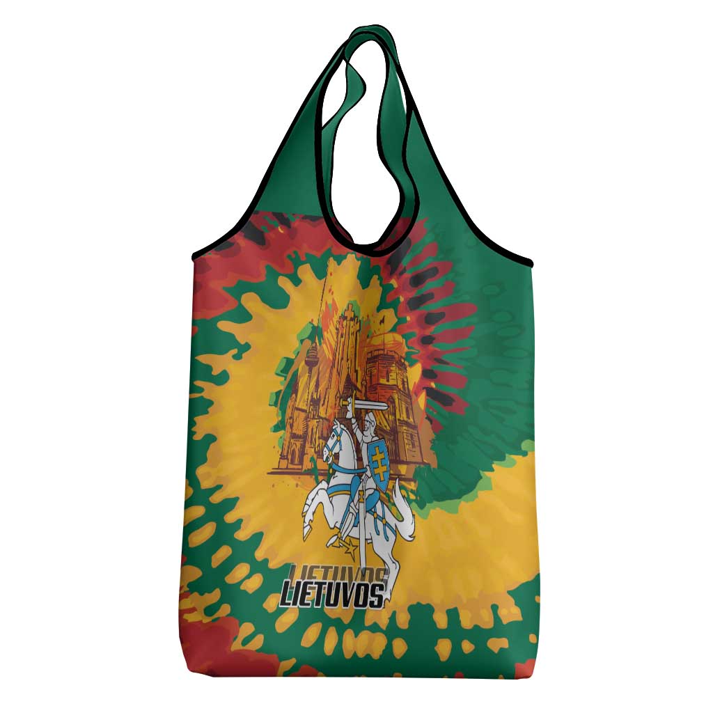 Lithuania Independence Day Grocery Bag Vytis Knight National Pride