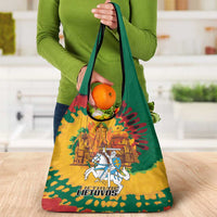 Lithuania Independence Day Grocery Bag Vytis Knight National Pride