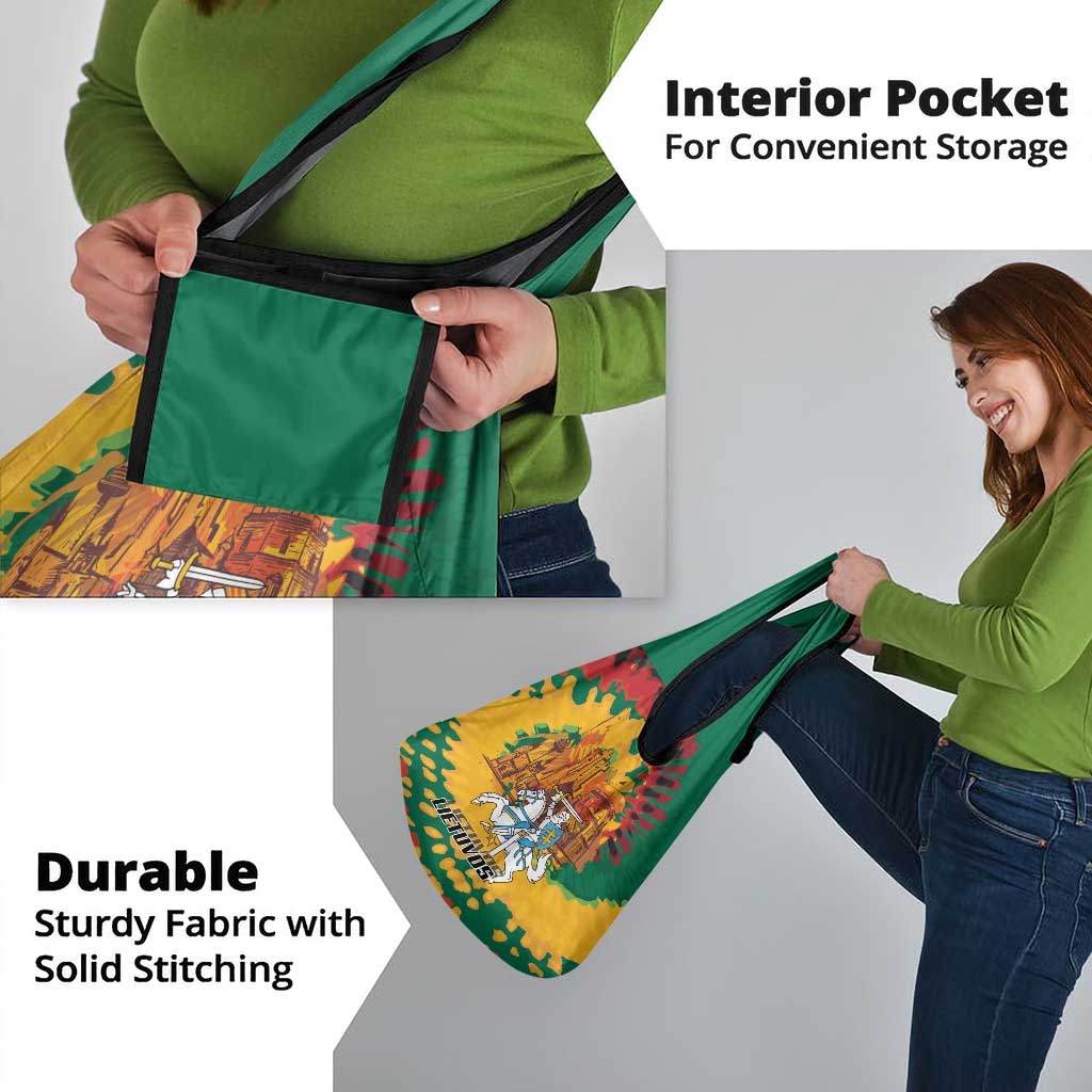 Lithuania Independence Day Grocery Bag Vytis Knight National Pride