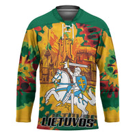 Lithuania Independence Day Hockey Jersey Vytis Knight National Pride