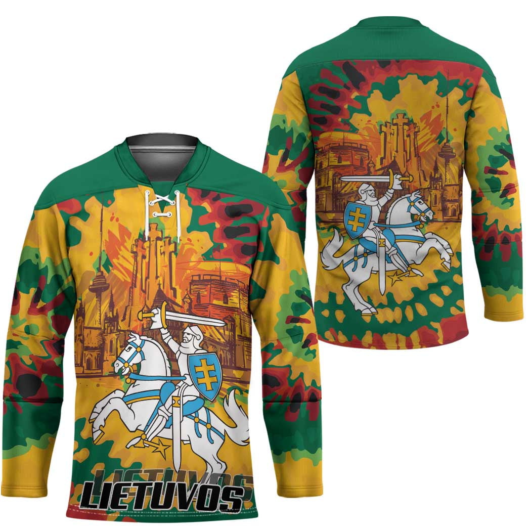 Lithuania Independence Day Hockey Jersey Vytis Knight National Pride