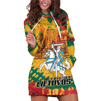 Lithuania Independence Day Hoodie Dress Vytis Knight National Pride