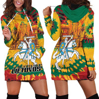 Lithuania Independence Day Hoodie Dress Vytis Knight National Pride