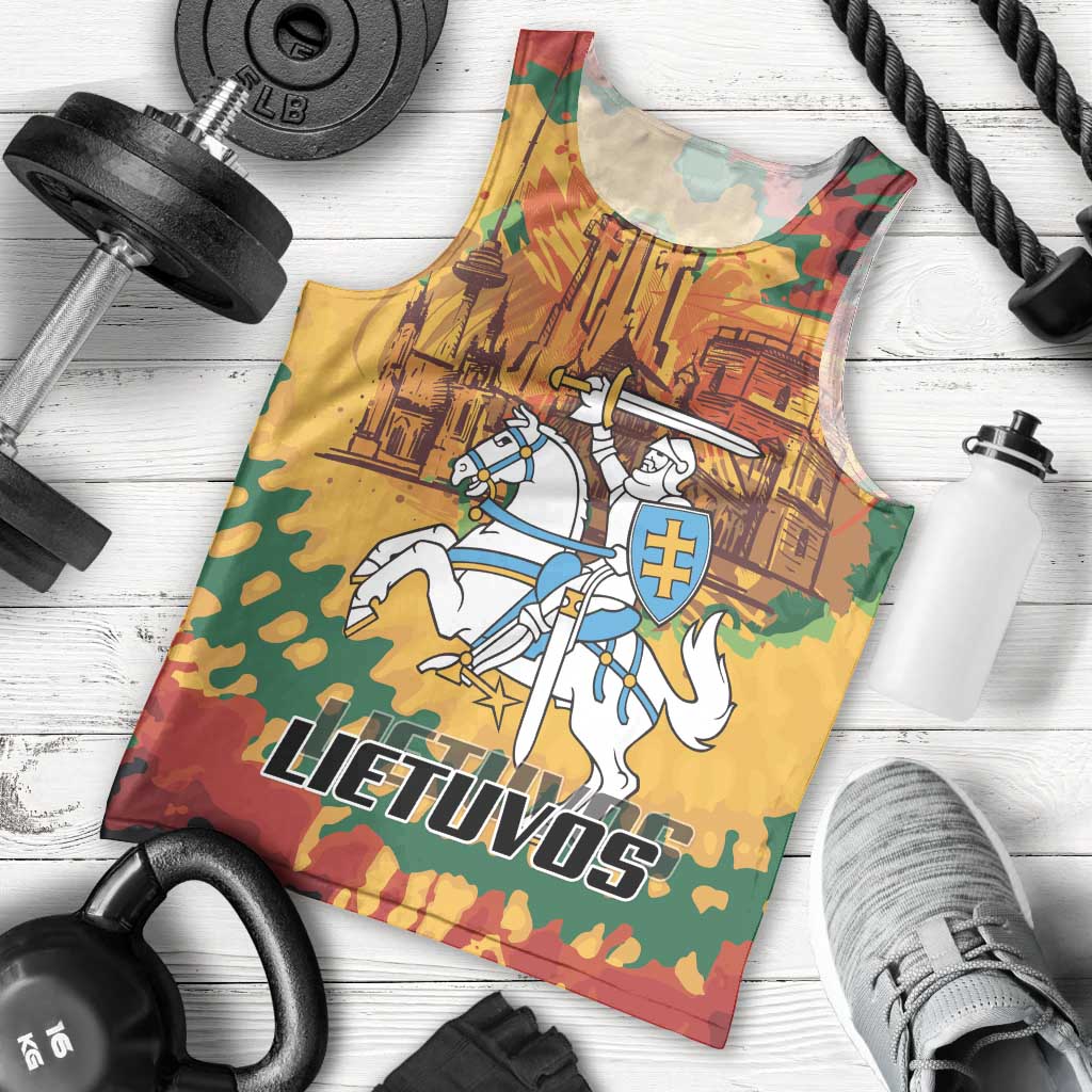 Lithuania Independence Day Men Tank Top Vytis Knight National Pride