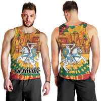 Lithuania Independence Day Men Tank Top Vytis Knight National Pride