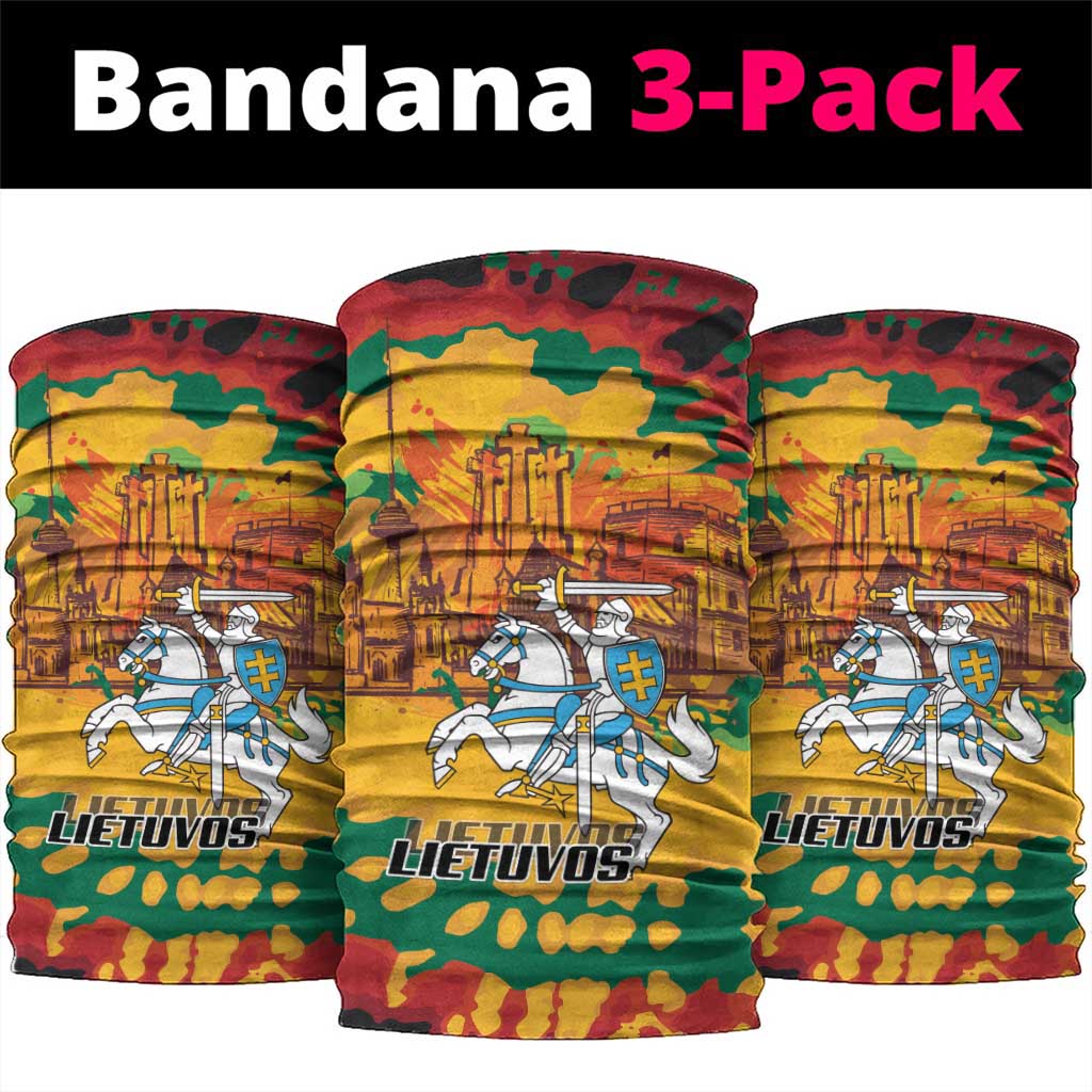 Lithuania Independence Day Neck Gaiter Vytis Knight National Pride