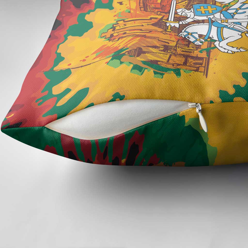 Lithuania Independence Day Pillow Cover Vytis Knight National Pride