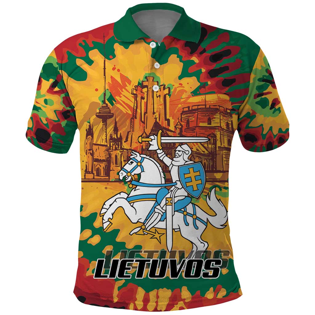 Lithuania Independence Day Polo Shirt Vytis Knight National Pride