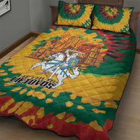 Lithuania Independence Day Quilt Bed Set Vytis Knight National Pride