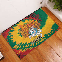 Lithuania Independence Day Rubber Doormat Vytis Knight National Pride