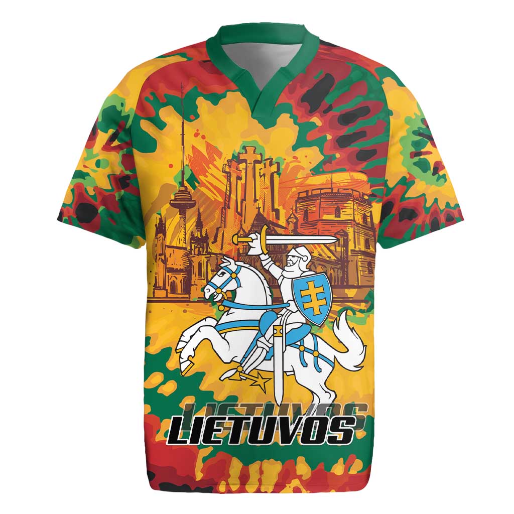Lithuania Independence Day Rugby Jersey Vytis Knight National Pride