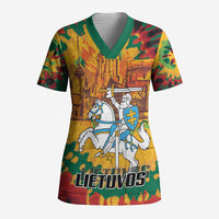 Lithuania Independence Day Scrub Top Vytis Knight National Pride