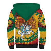 Lithuania Independence Day Sherpa Hoodie Vytis Knight National Pride