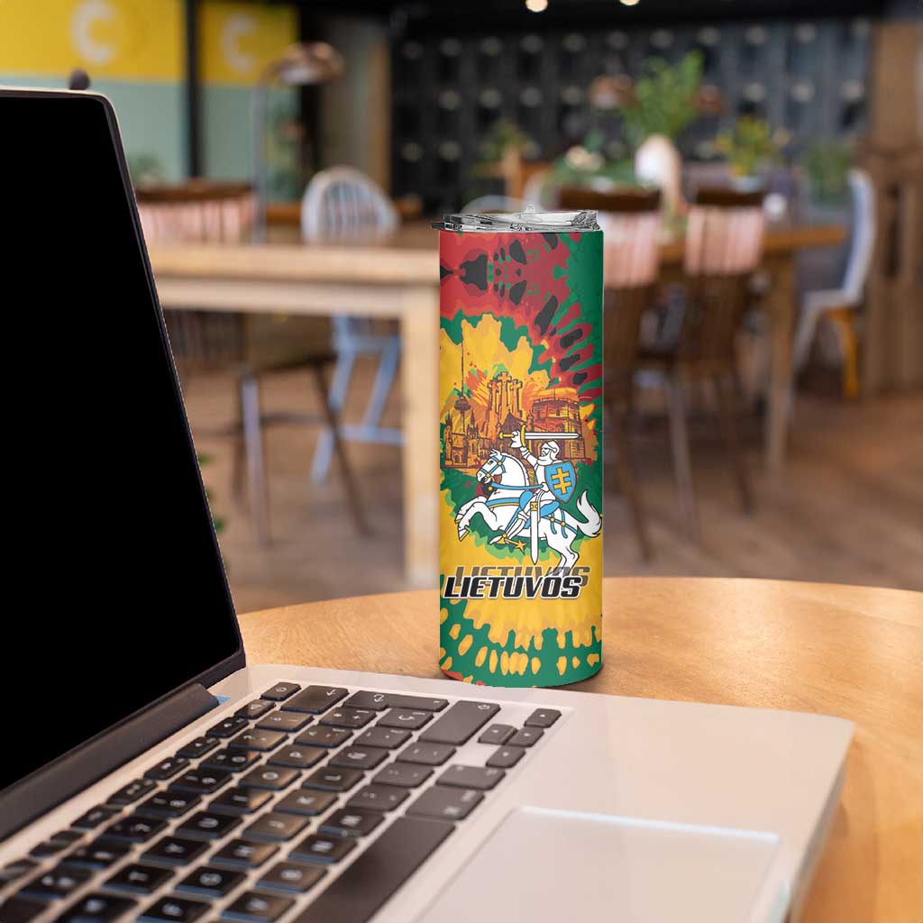 Lithuania Independence Day Skinny Tumbler Vytis Knight National Pride