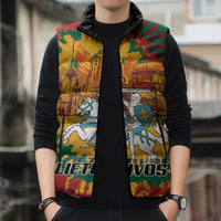 Lithuania Independence Day Sleeveless Puffer Jacket Vytis Knight National Pride