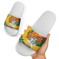 Lithuania Independence Day Slide Sandals Vytis Knight National Pride
