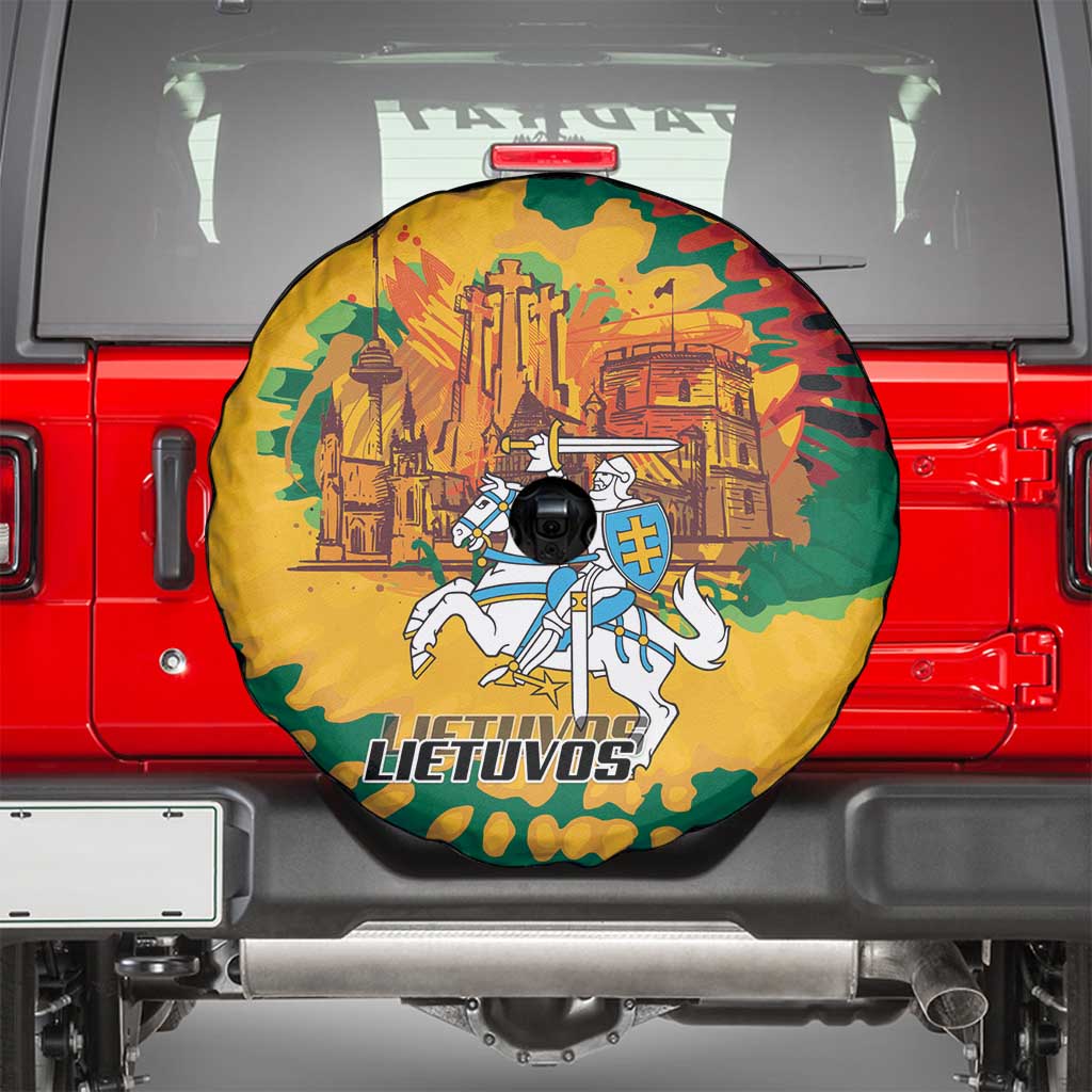 Lithuania Independence Day Spare Tire Cover Vytis Knight National Pride