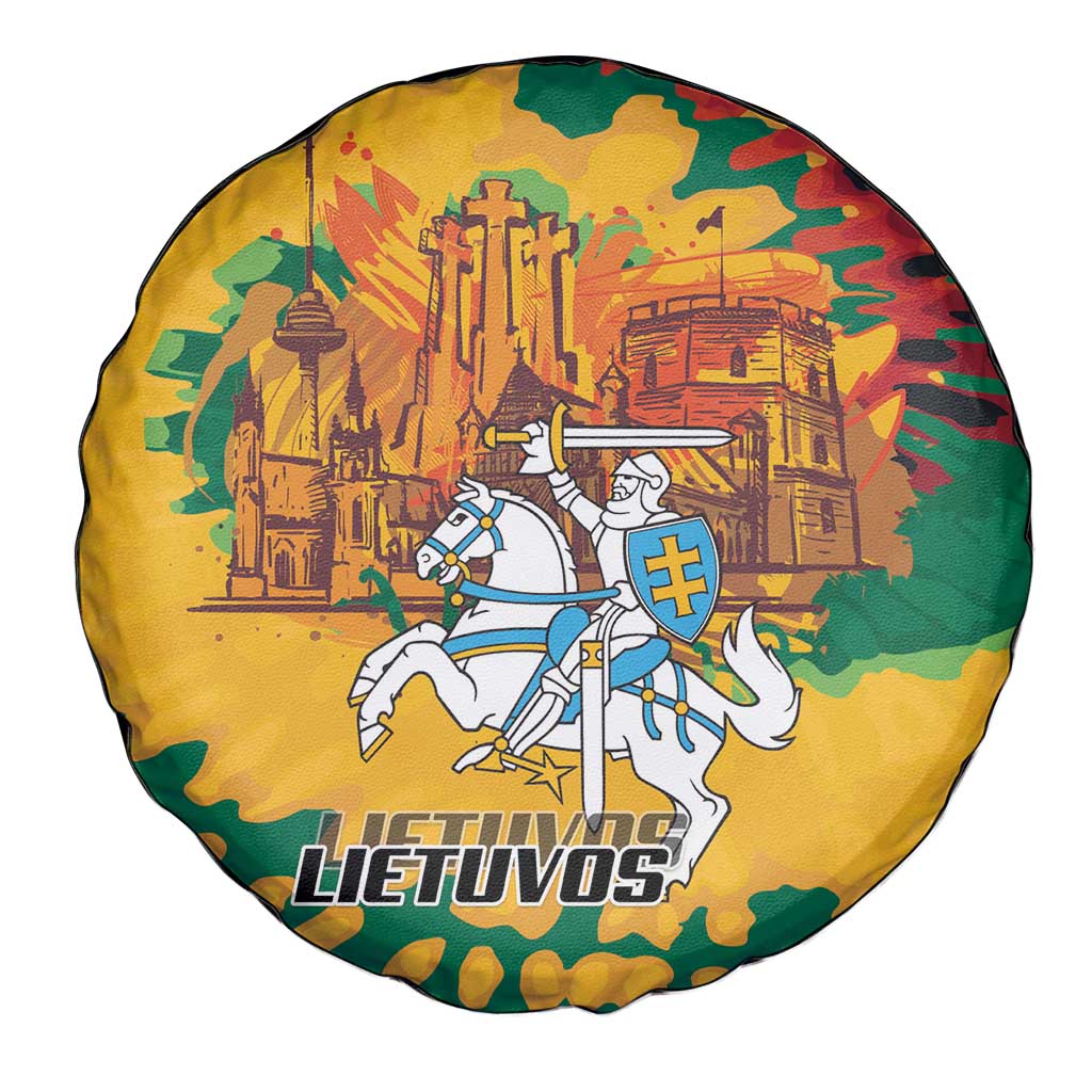 Lithuania Independence Day Spare Tire Cover Vytis Knight National Pride