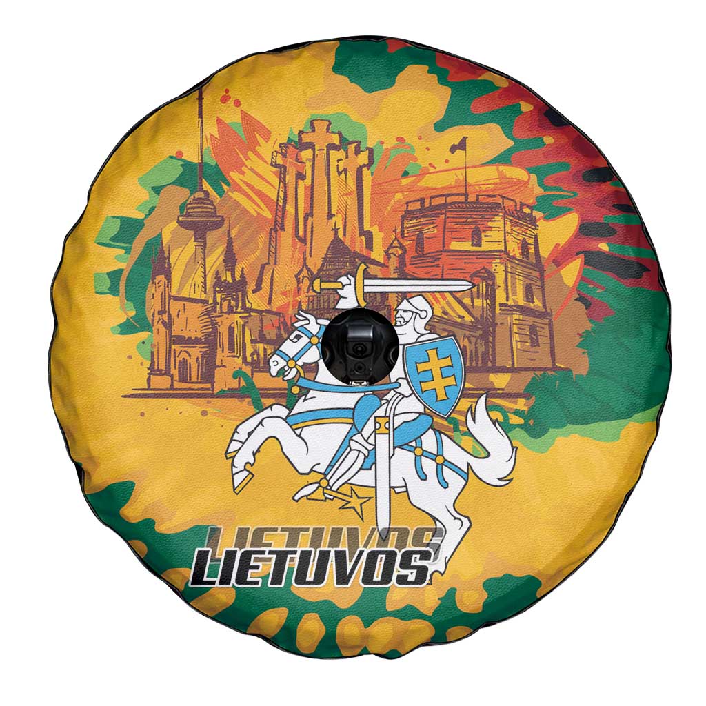Lithuania Independence Day Spare Tire Cover Vytis Knight National Pride