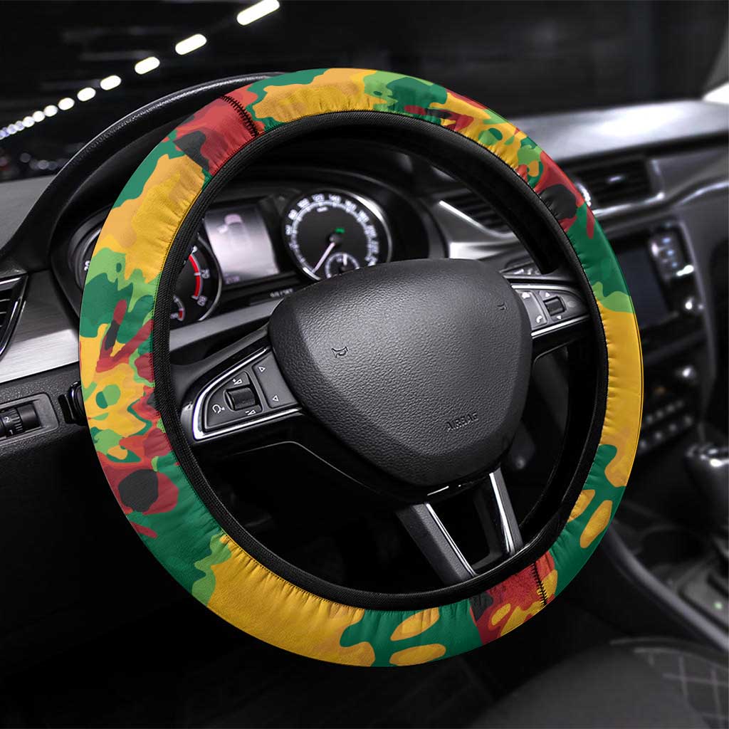 Lithuania Independence Day Steering Wheel Cover Vytis Knight National Pride