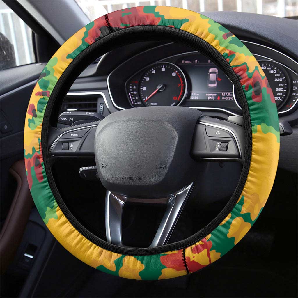 Lithuania Independence Day Steering Wheel Cover Vytis Knight National Pride