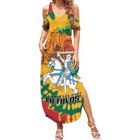 Lithuania Independence Day Summer Maxi Dress Vytis Knight National Pride