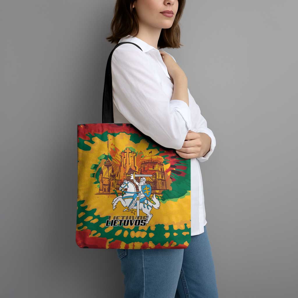 Lithuania Independence Day Tote Bag Vytis Knight National Pride