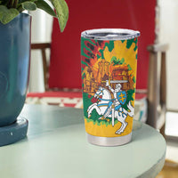 Lithuania Independence Day Tumbler Cup Vytis Knight National Pride