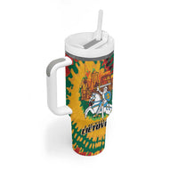 Lithuania Independence Day Tumbler With Handle Vytis Knight National Pride