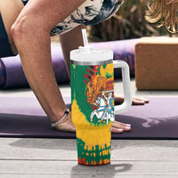 Lithuania Independence Day Tumbler With Handle Vytis Knight National Pride
