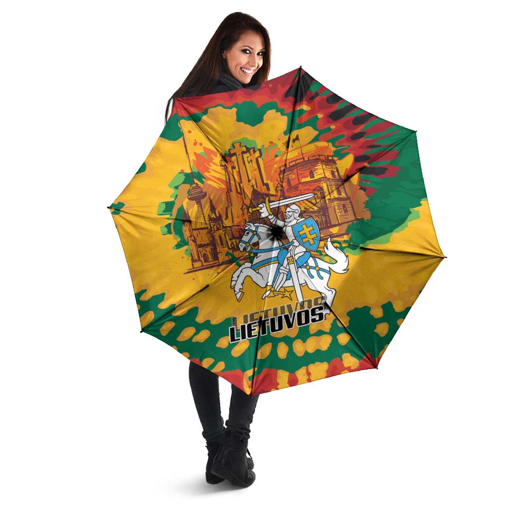 Lithuania Independence Day Umbrella Vytis Knight National Pride