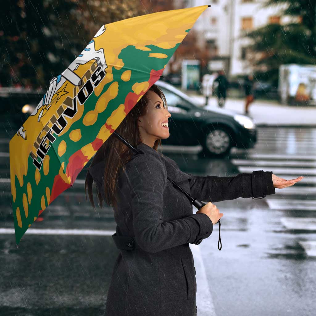 Lithuania Independence Day Umbrella Vytis Knight National Pride