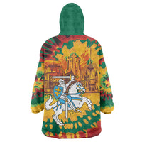 Lithuania Independence Day Wearable Blanket Hoodie Vytis Knight National Pride