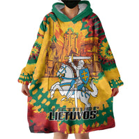 Lithuania Independence Day Wearable Blanket Hoodie Vytis Knight National Pride