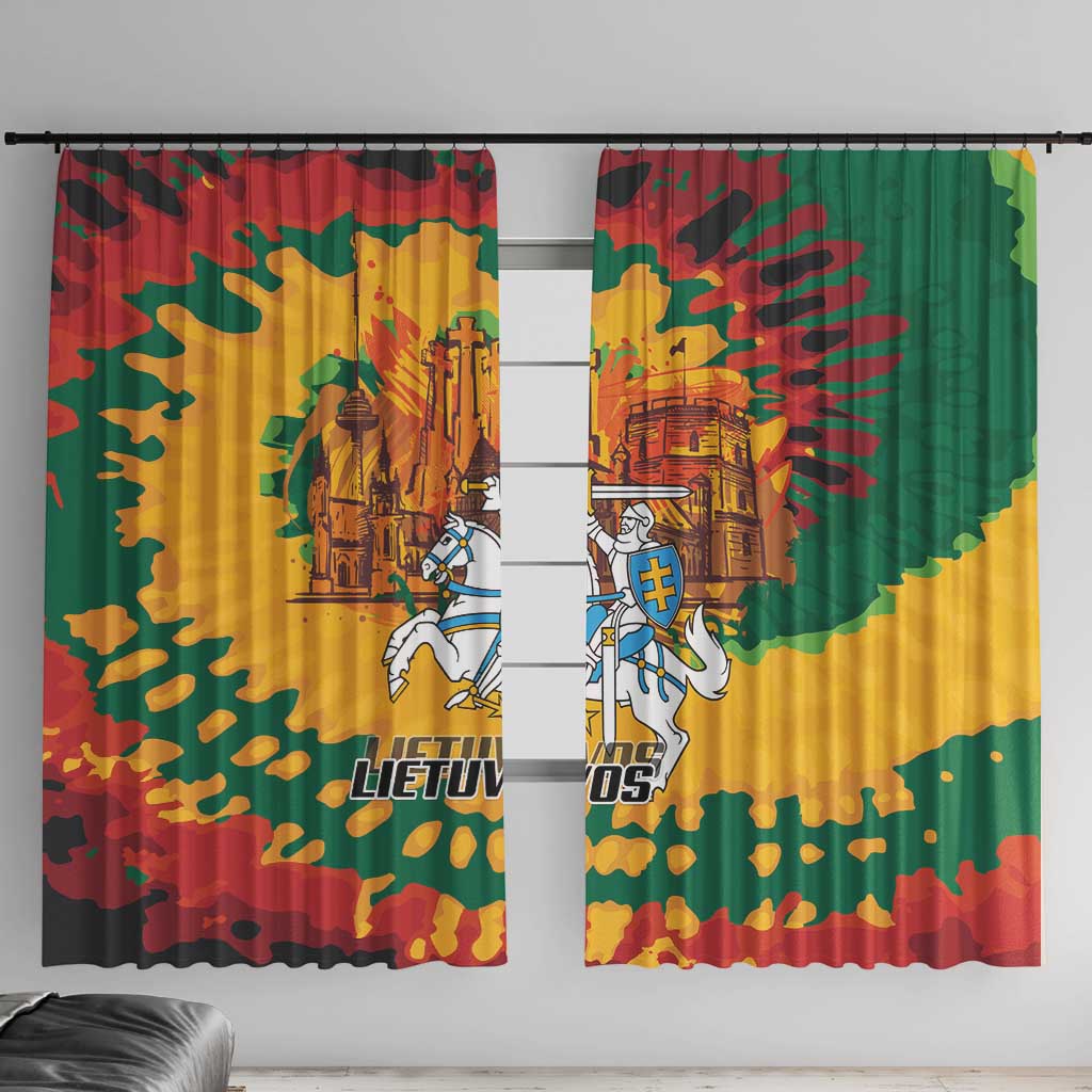 Lithuania Independence Day Window Curtain Vytis Knight National Pride